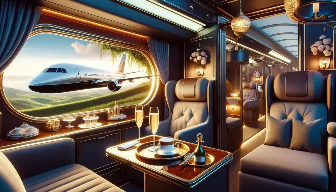 First-Class Travel: Trains, Planes, and More