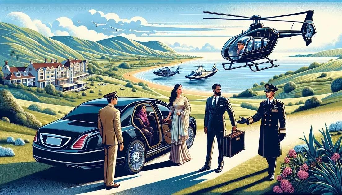 Private Chauffeur Tours and Helicopter Rides